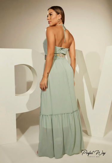 LO26070 - PW VESTIDO ESTAMPA EXCLUSIVA LONGO