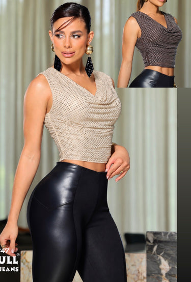 93847 PITBULL BLUSA SEXY
