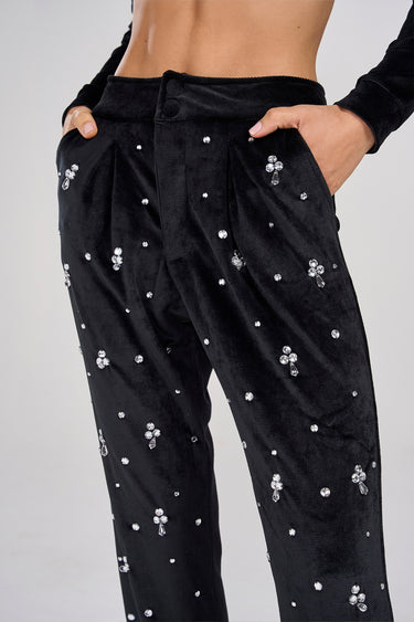 32164 - MONDABELLE CONJUNTO CROPPED + CALÇA CAROL PRETO