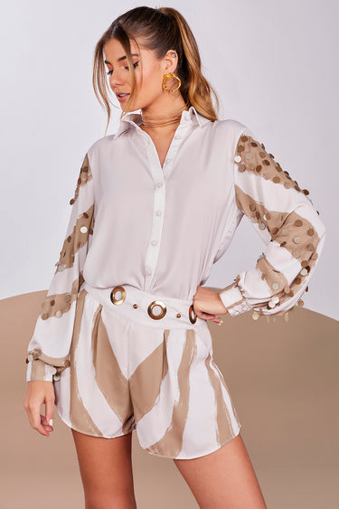 32207 - MONDABELLE CAMISA LIDIA BEGE