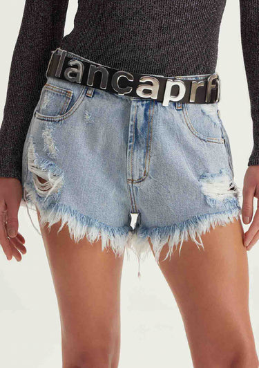 501SH002057 - SHORTS LANÇA PERFUME JEANS COM CINTO