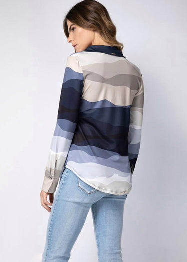 LP CAMISA SLIM AZUL GG