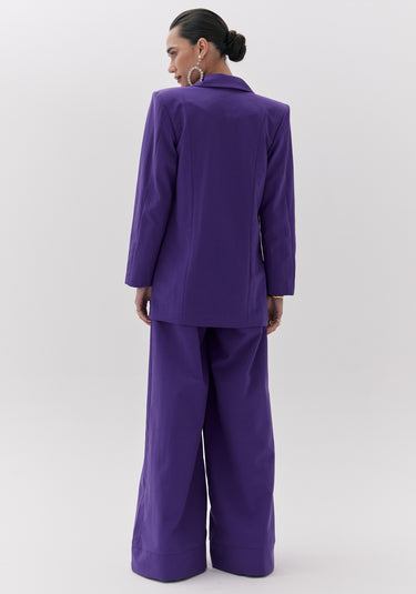 502BZ000446 - AMARANTE BLAZER OVERSIZED ALONGADO