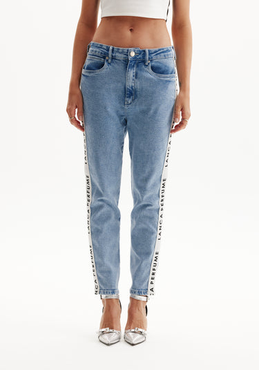 501CF007366 - LP CALÇA JEANS ESCRITA LATERAL LP