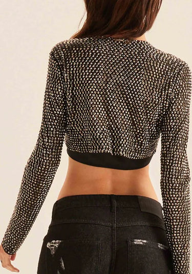 502BL005990 - LP BLUSA CROPPED TELA PEDRA+TOP