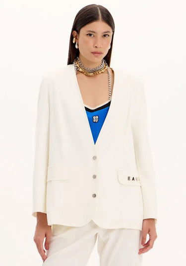 502BZ000886 - LP BLAZER OVERSIZED ALFAIATARIA C/MONOGRANA DA GRIFE