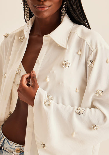 502CA000883 - LP CAMISA MANGA EVASE BRANCO
