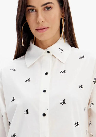 502CA001452 - LP CAMISA ALONGADA MANGAS LONGAS SIGNATURE