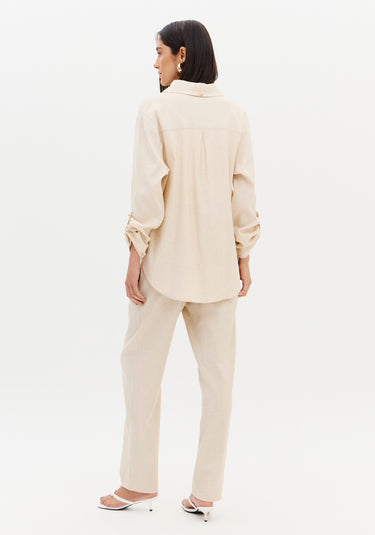 502CA001650 LP CAMISA ALONGADA SOFT LINHO