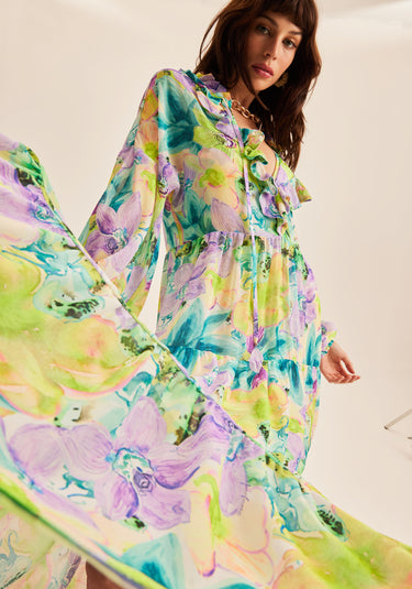 502VE007287 - LP VESTIDO LONGO ESTAMPADO