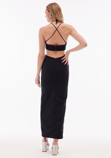 502VE007352 - VESTIDO SUPER MIDI AMARANTE