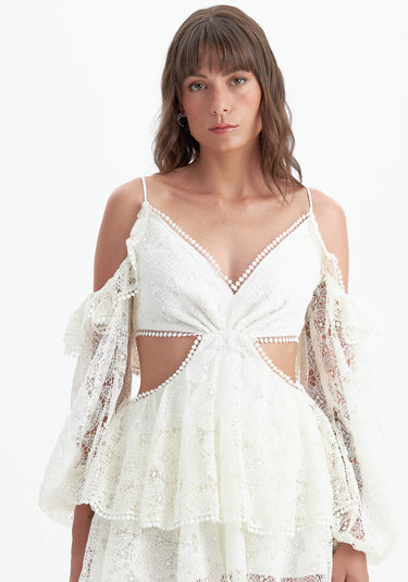 502VE008155 - AMARANTE VESTIDO CURTO COM CUT OFF