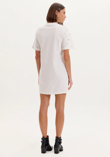 502VE009968 - LP VESTIDO COM APLICAÇÃO SPIKES