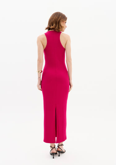 502VE011334 - LP VESTIDO CANELADO SUPER MIDI