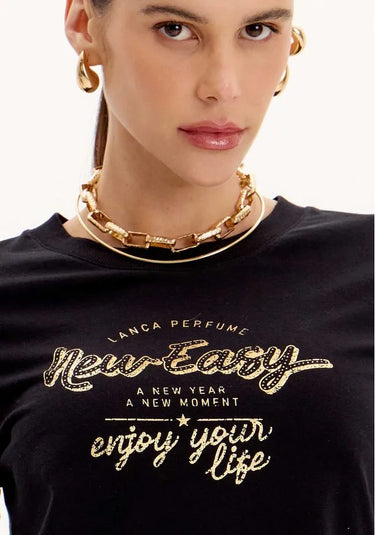 502TS004750 - LP BLUSA T-SHIRT DE MANGA CURTA COM ESTAMPA FRONTAL
