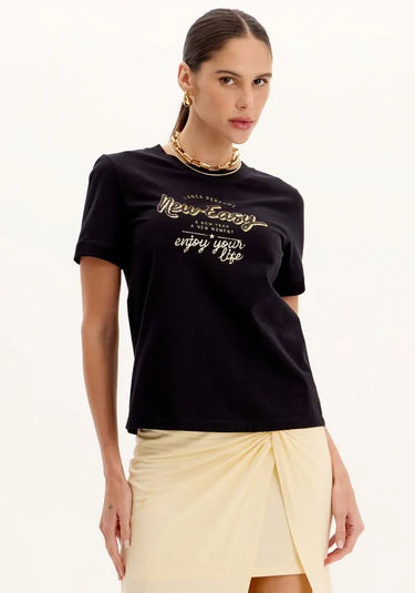502TS004750 - LP BLUSA T-SHIRT DE MANGA CURTA COM ESTAMPA FRONTAL