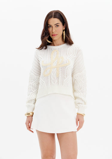 503BL001650 - LP BLUSA TRICOT MANGA LONGA COM ASSINATURA LP