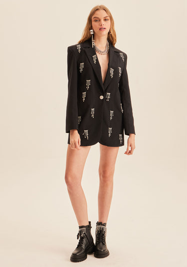 502BZ000339 - LP BLAZER OVERSIZED SHINE