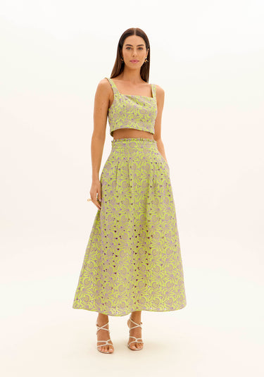 534TP000025- LP CONJUNTO ESTAMPADO EM LAISE