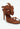 537SD001002 - LP SANDALIA SALTO ALTO COURO COM FLOR