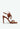 537SD001002 - LP SANDALIA SALTO ALTO COURO COM FLOR