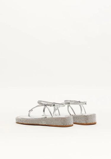 537SD001330 - LP SANDALIA PAPETE COM TIRAS FINAS E BRILHOS