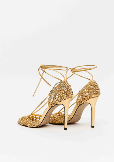 537SD001494 - LP SANDALIA SALTO ALTO COM TRAMADO