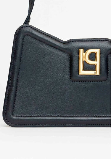 538SH000201 - LP SHOULDER BAG COURO COM METAL LOGO LP