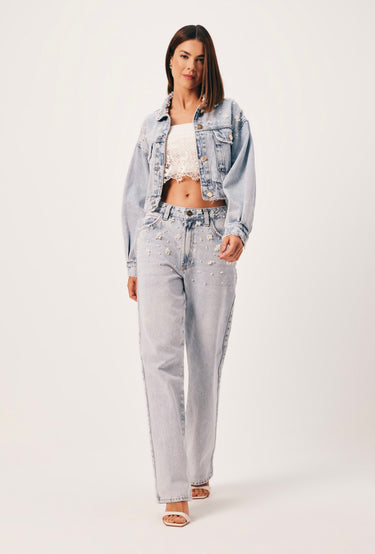 JAQ30209 - DIMY JAQUETA JEANS PEROLA
