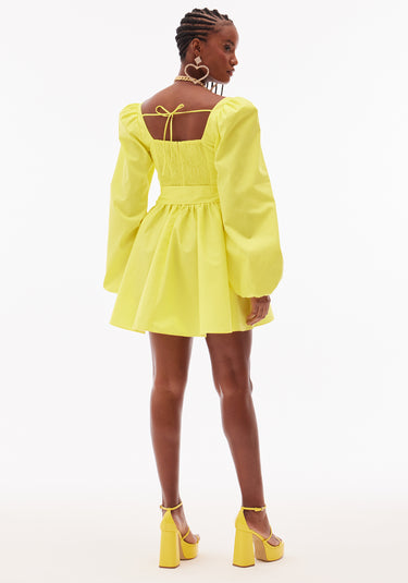 502VE007389 - AMARANTE LONG SLEEVE SHORT DRESS