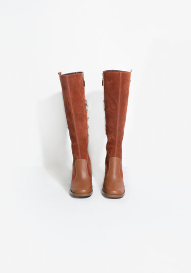 537BO000333 LP BRAIDED SUEDE BOOT