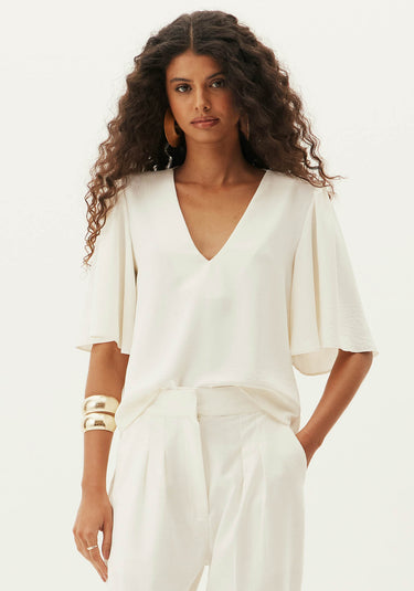 502BL007130 LP V-NECK BLOUSE