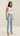 501CF005607 LP- CALÇA JEANS RETA RECORTE CÓS
