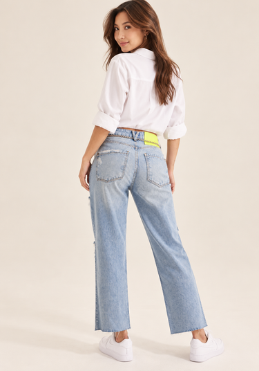 501CF005606 - LP CALÇA JEANS RETA HIGH
