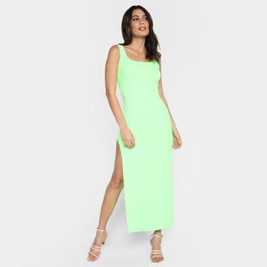 502VE006879 - LP VESTIDO CANELADO MÁXI