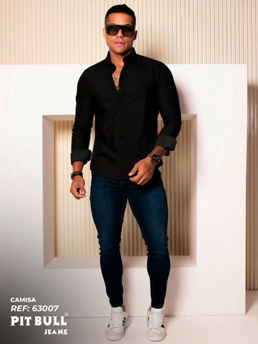 63007 - PITBULL CAMISA MASCULINA