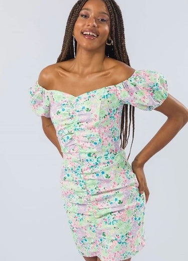 502VE005448 - MYFT VESTIDO OMBRO A OMBRO FLORAL P