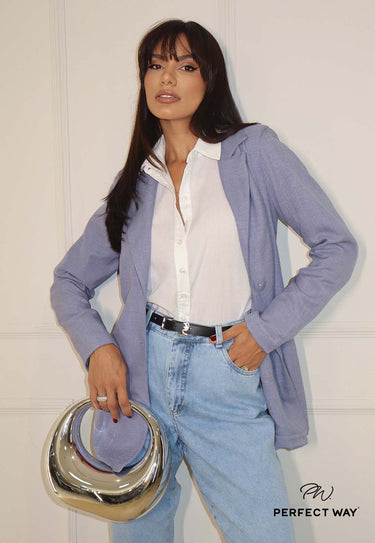 MO444106B - PW BLAZER MAX WITH SHOULDER PADS AND FRONT BUTTONS