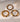 20032025-5 IMPORTADO 3 PULSERIAS BOHO MARROM/DOURADO