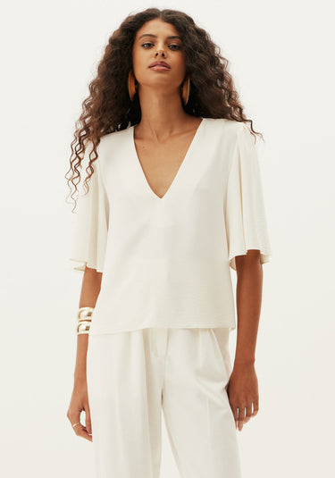 502BL007130 LP V-NECK BLOUSE