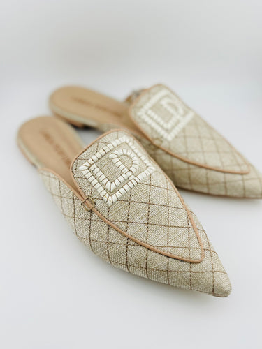 537SI000180 - LP MULE BORDADO SAND
