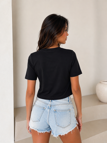 502TS004847 - LP T-SHIRT MANGA CURTA COM APLICAÇÃO