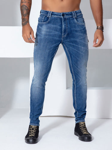 60702 - PITBULL CALÇA JEANS SLIM MASCULINA