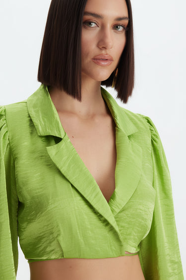 LP BLOUSE CROPPED PUFANTE LILAS P