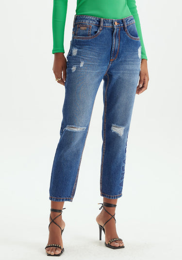 501CF006047- LP CALÇA JEANS MOM HIGH