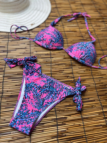 MR BIQUINI CORTINAO C/BOJO ESTAMPA ROSA/AZUL M