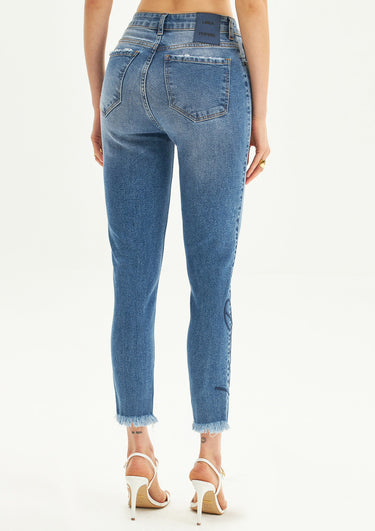 501CF006541 - LP CALÇA JEANS ANKLE SUPER HIGH