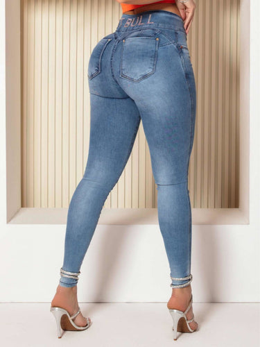 41753 PITBULL CALÇA JEABS COM BORDADO MO COS