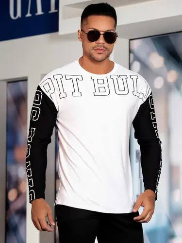 64223 PITBULL CAMISETA MASCULINA