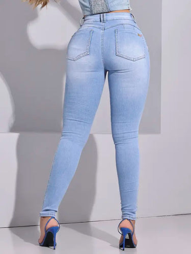 83762- PITBULL CALÇA SKINY JEANS CLARO